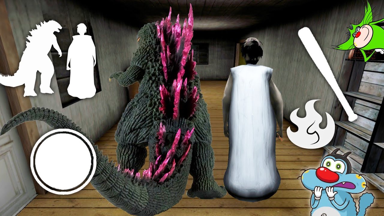 Godzilla And Granny Playing Granny Chapter Two With Oggy and Jack