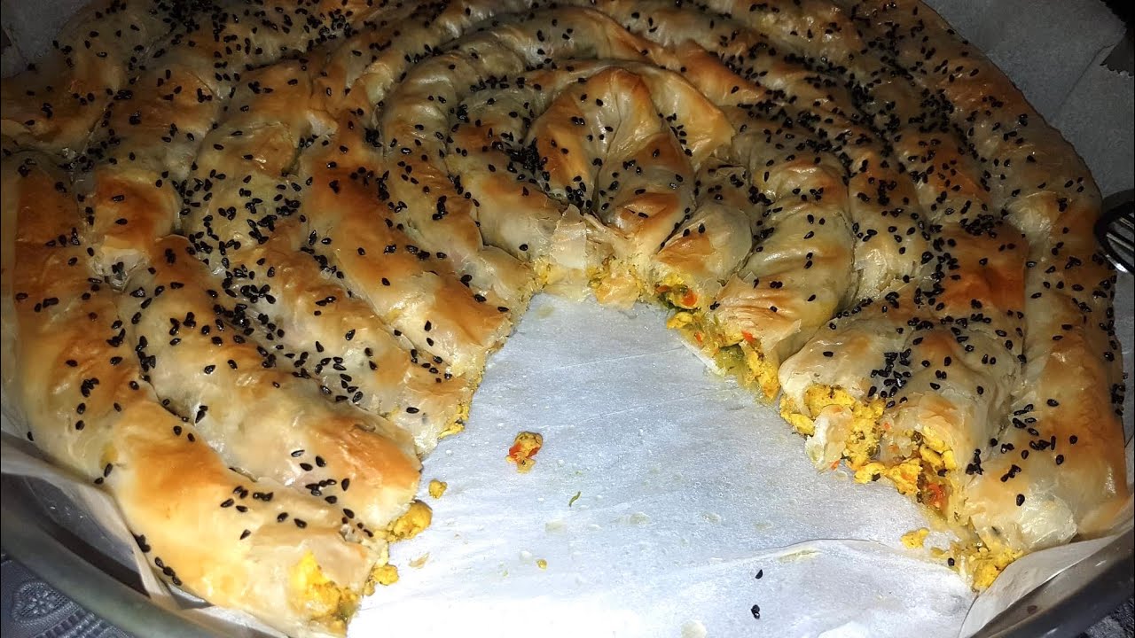 Filodeeg mhancha gevuld  met kip gehakt  😋😋