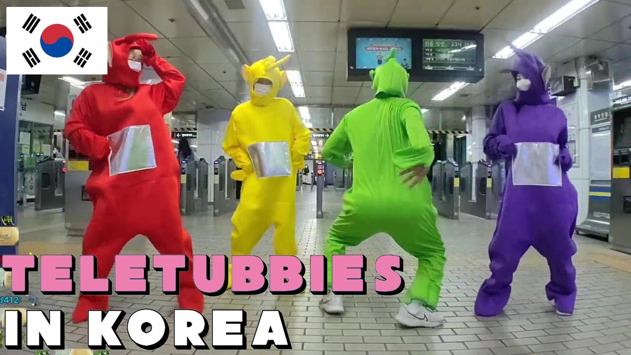 [Jun 17th, '22] Teletubbies invade Korea - IRL in Seoul - ft Sora, Cooksux, & Satanmate