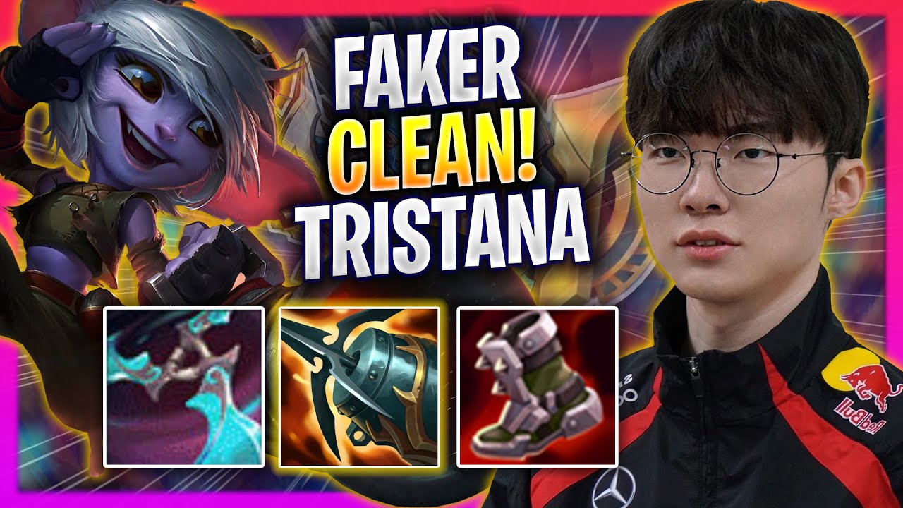 FAKER IS SO CLEAN WITH TRISTANA! - T1 Faker Plays Tristana MID vs Quinn! | Season 2024