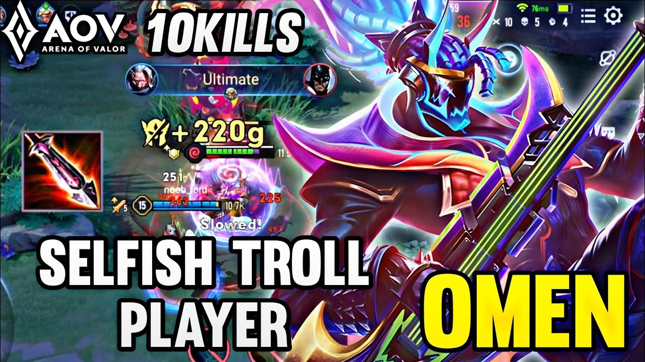 OMEN PRO GAMEPLAY | TRASH PLAYERS - ARENA OF VALOR | AOV