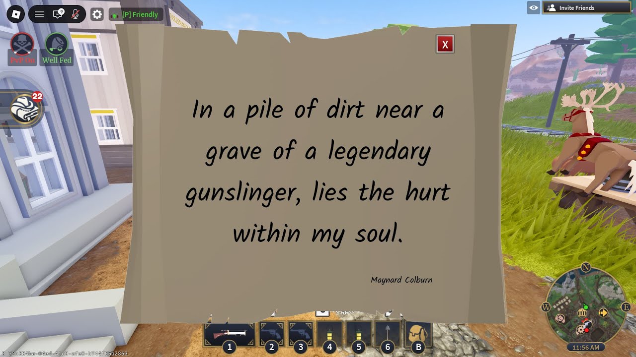 In a pile of dirt near a grave of a legendary gunslinger, lies the hurt within my soul.