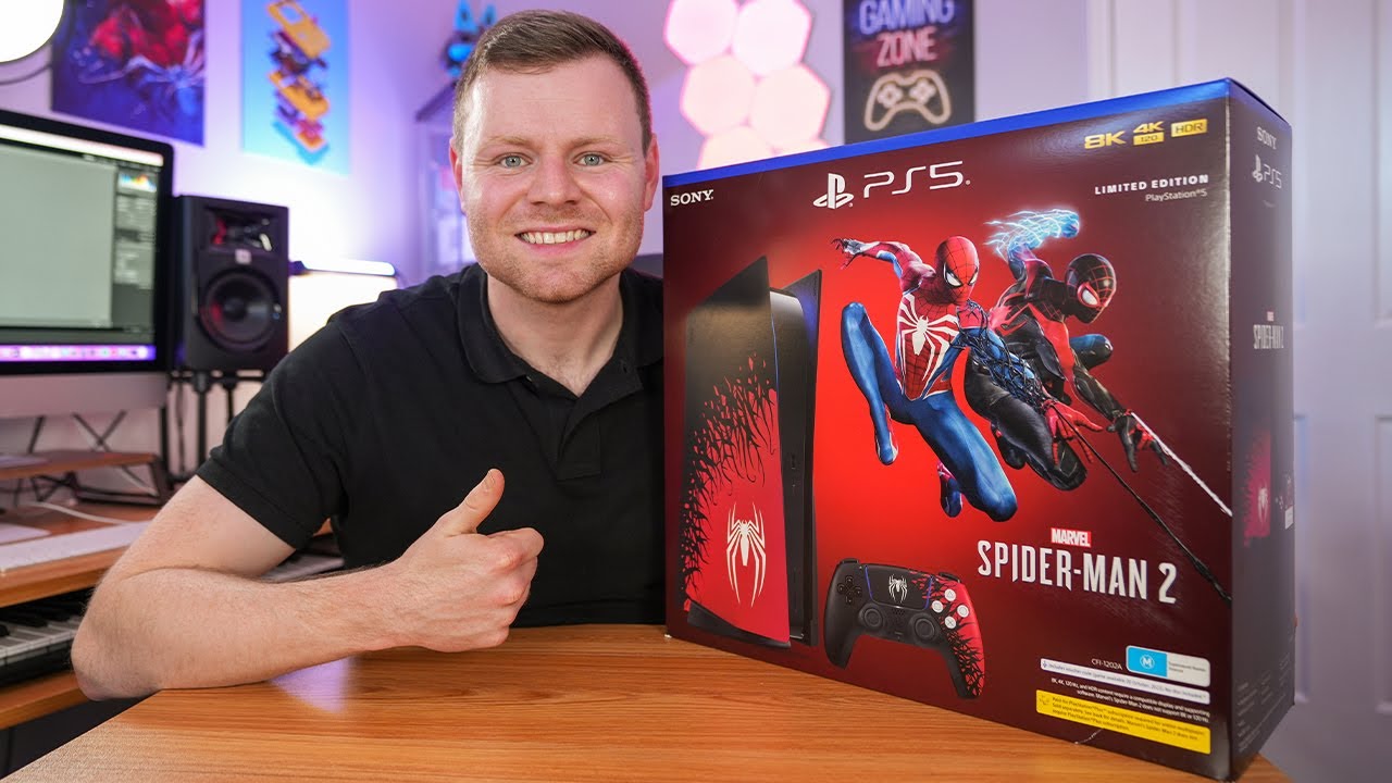 Распаковка лимитированного издания Marvel's Spider Man 2 для PS5