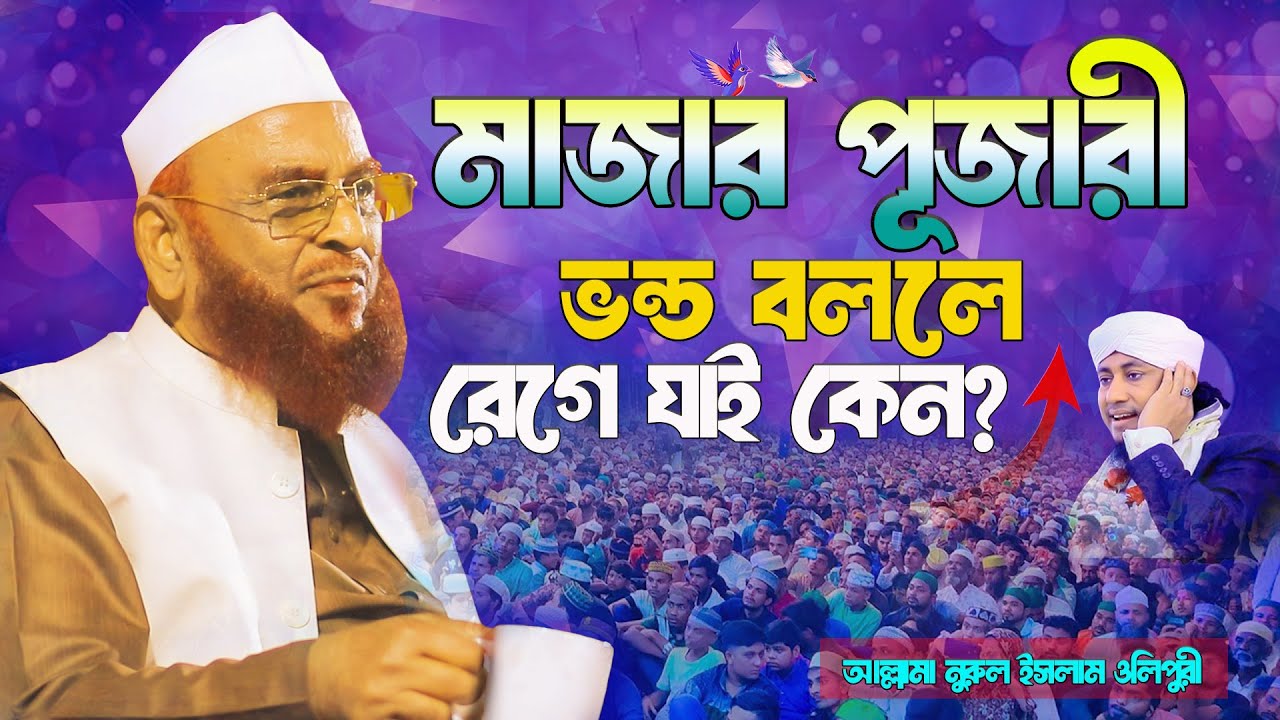 মাজার পূজারী ভন্ড বললে || রেগে যাই কেন? আল্লামা নুরুল ইসলাম ওলিপুরী nurul islam olipuri