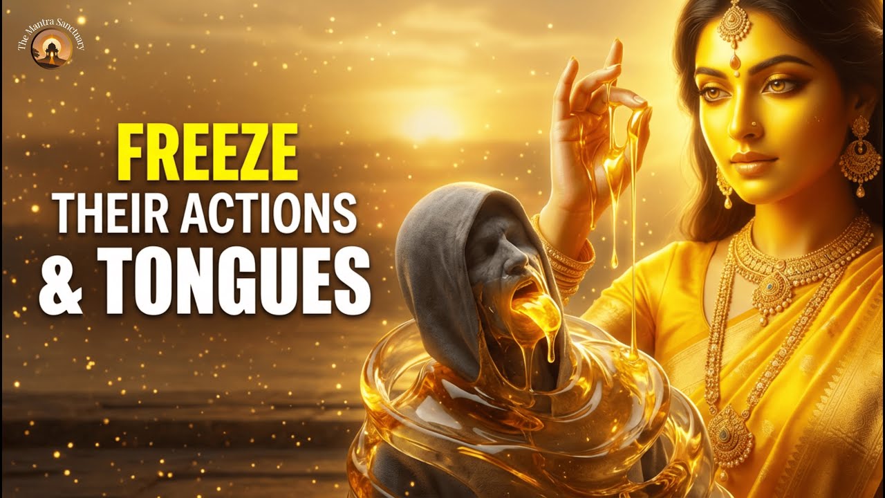 FREEZE THEIR ACTIONS & TONGUES | Baglamukhi Mantra to Stop All Attacks