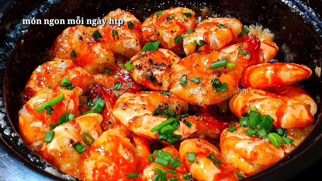 Cách làm TÔM RIM NƯỚC CỐT DỪA ngon lạ miệng | món ngon mỗi ngày htp