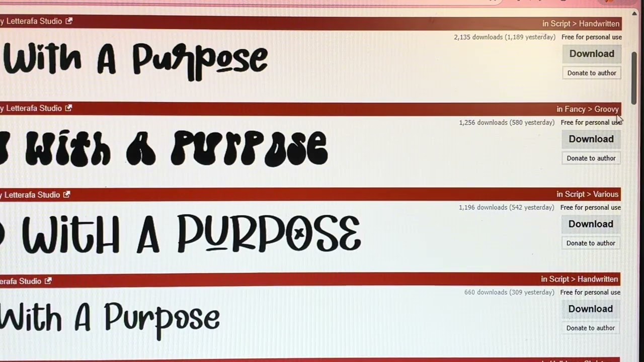 Как загрузить и установить шрифты из Dafont в Cricut Design Space