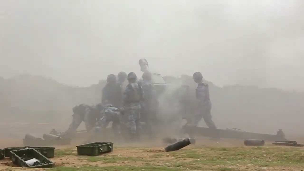 Chinese 152mm howitzer maximum firing rate practice