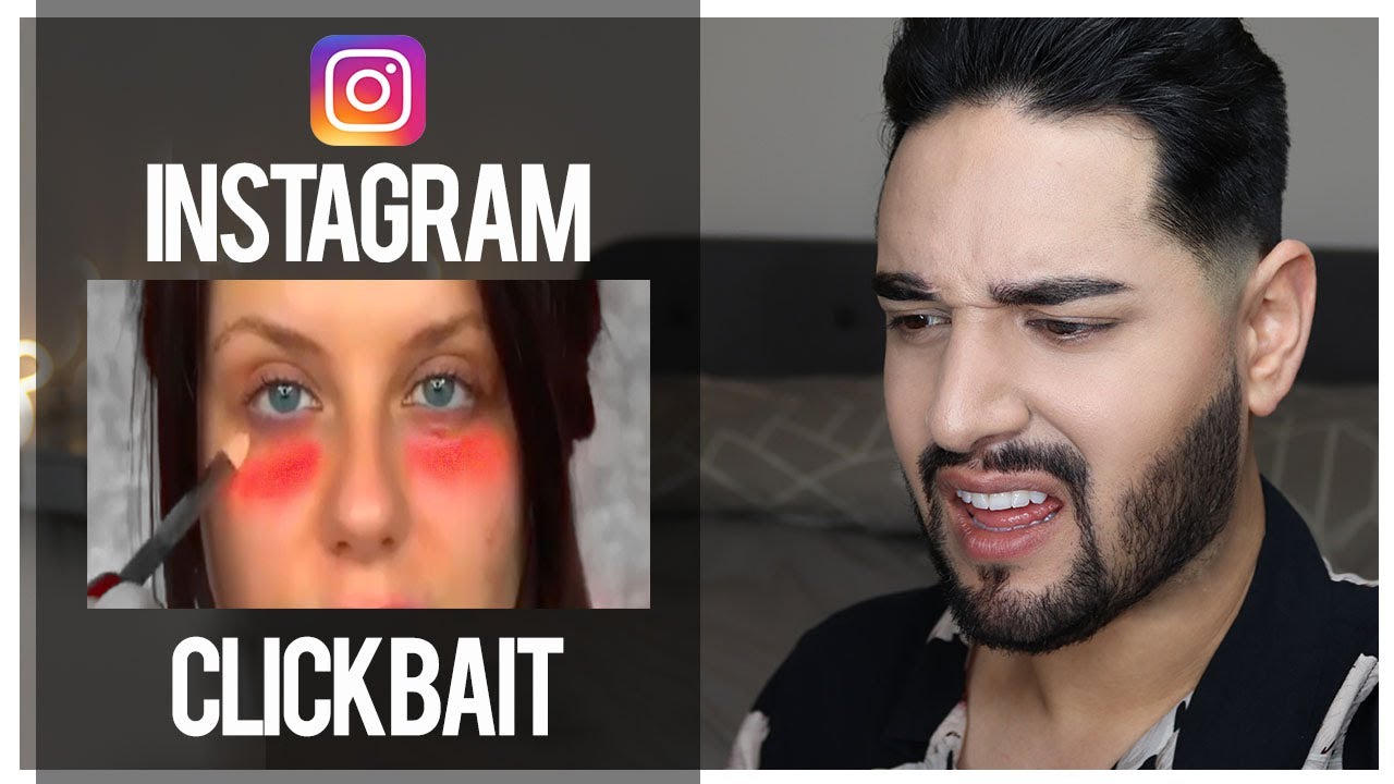 MAKEUP ARTIST REACTS TO INSTAGRAM CLICKBAIT