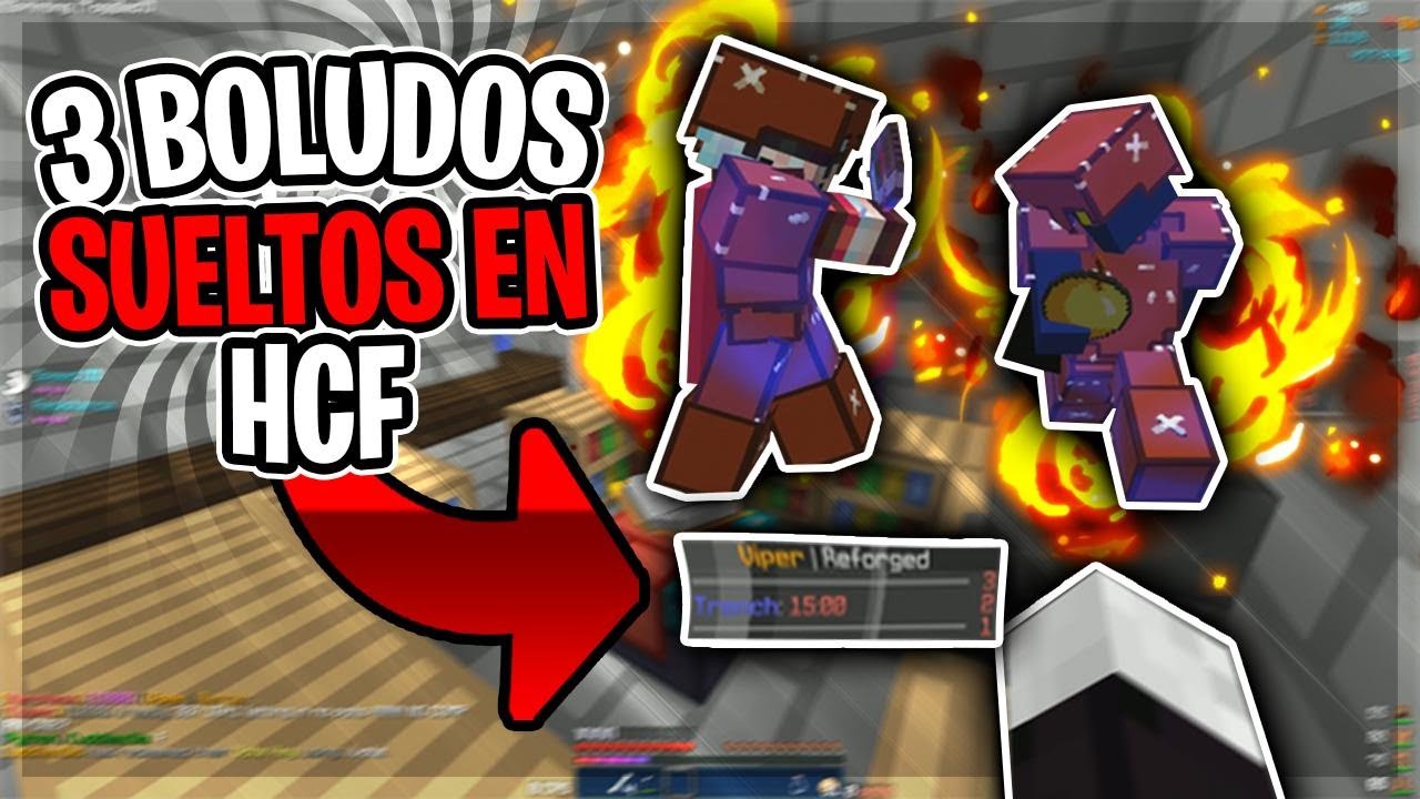 3 PELOTUDOS SUELTOS EN HCF | Minecraft HCF ft. JoacoSlowS, SkinnyYen