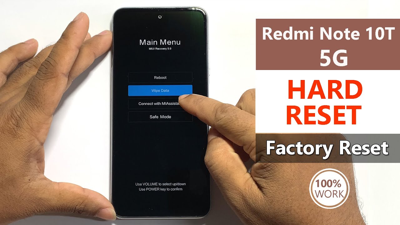 How to Hard Reset Xiaomi Redmi Note 10T 5G | Redmi Note 10T Hard Reset/Forgot Password/Factory Reset