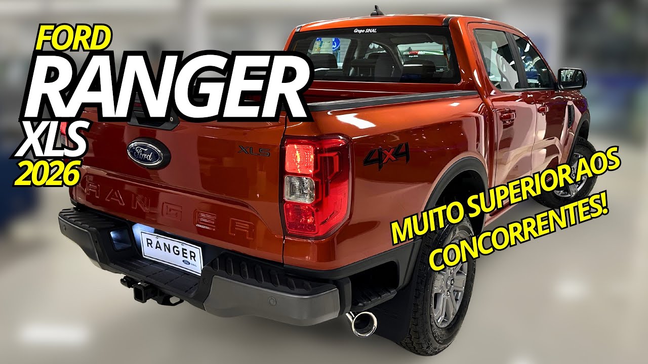 Nova Ford Ranger XLS 2026 - A MELHOR CAMINHONETE?