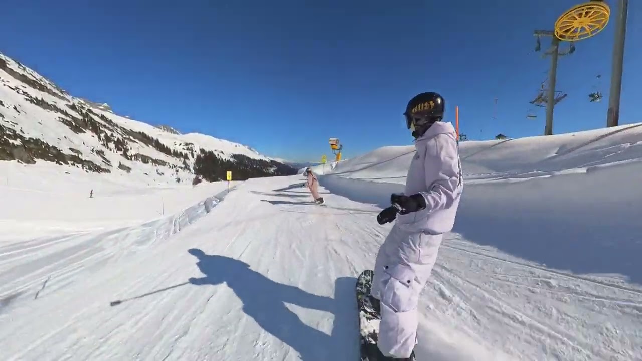 Disentis Switzerland Snowboarding