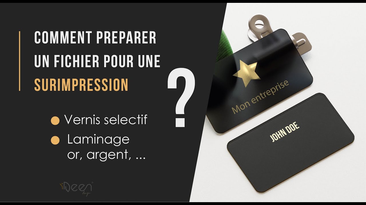 Comment faire adapté le fichier de votre design pour une impression avec du vernis selectif