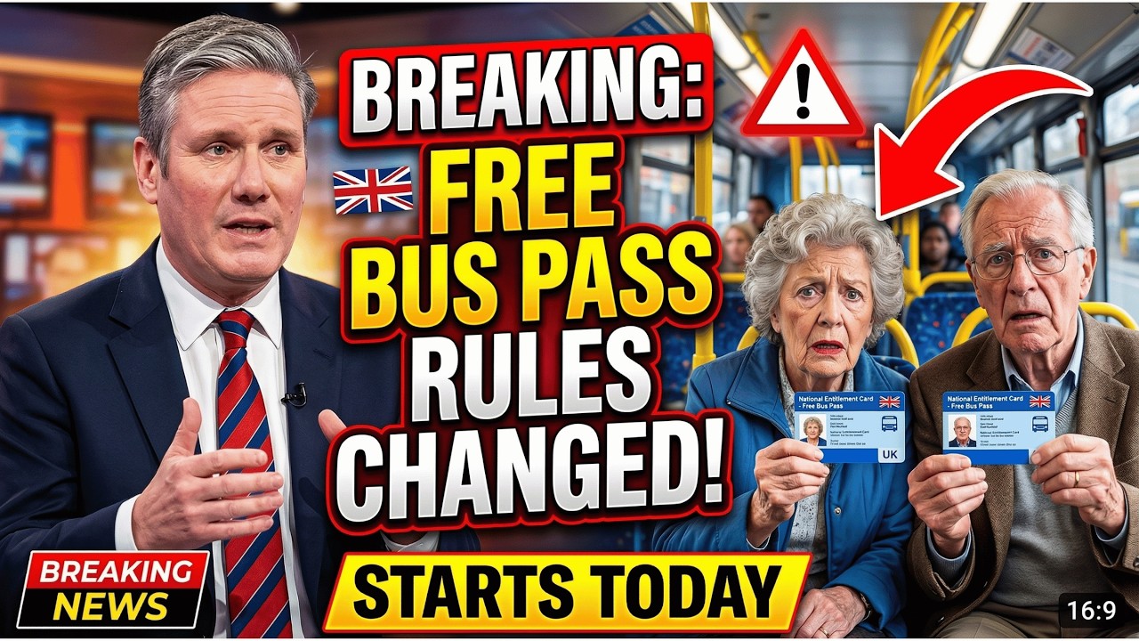 🚨 BREAKING: Free Bus Pass Rules Changed Today – Millions Affected!