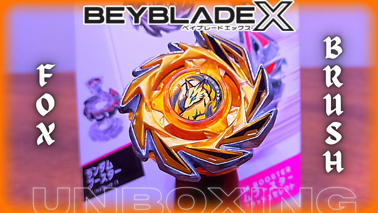 Fox Brush J2-60U | CX LINE // UNBOXING Y REVIEW BEYBLADE X!