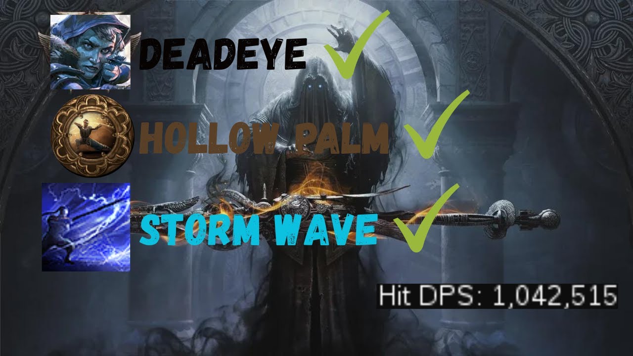 PoE 2 - Deadeye -  Storm Wave  (Hollow Palm)  - Feat Rakiata's Flow