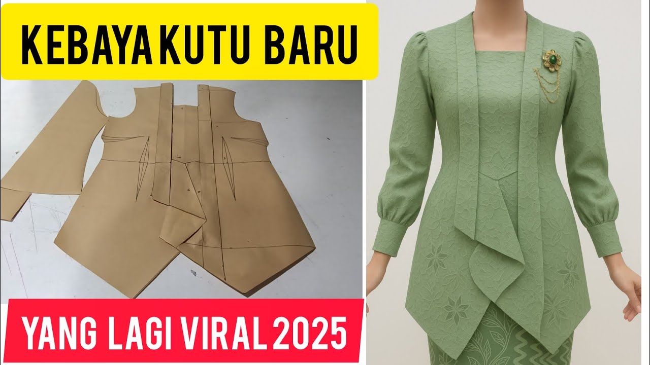 Cara membuat pola kebaya yang lagi viral #caramembuatpolakebayayanglagiviral #tutorial  #yansbusana/