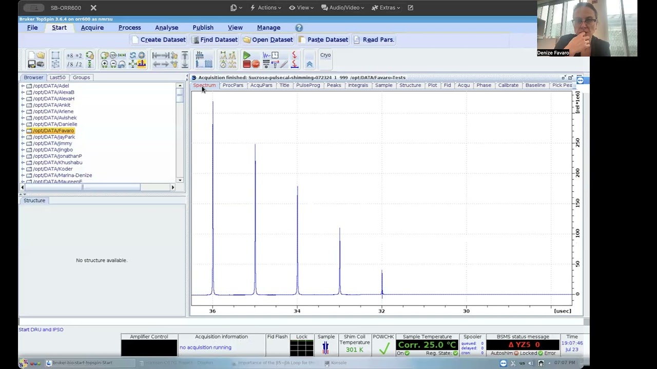 1H pulse calibration using 