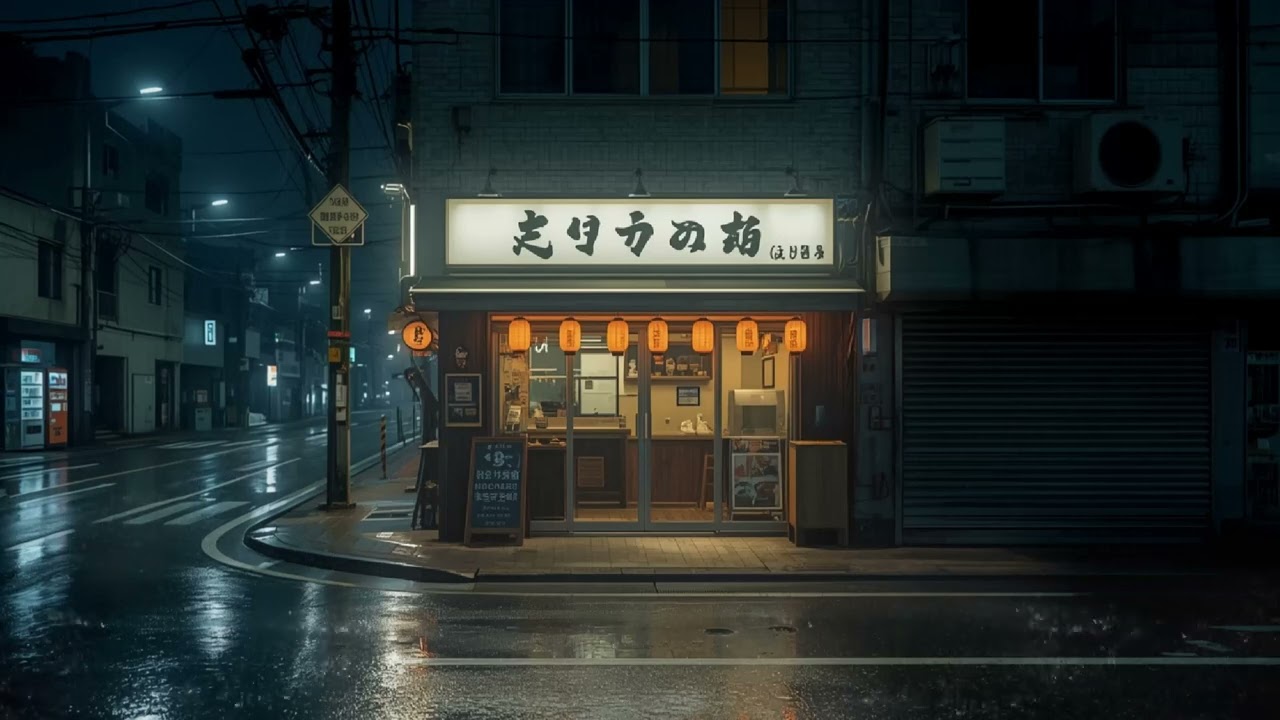 Tokyo Midnight Rain 🌧️ — Rainy Lofi That Feels Like Midnight Calm