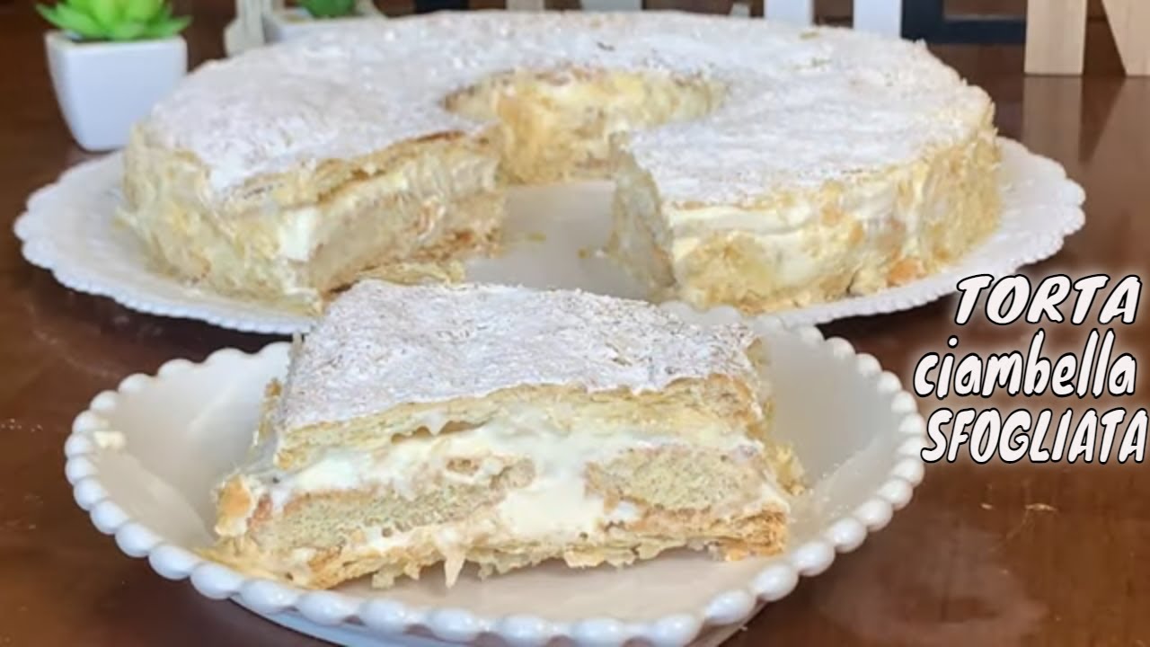 TORTA CIAMBELLA SFOGLIATA  FACILE