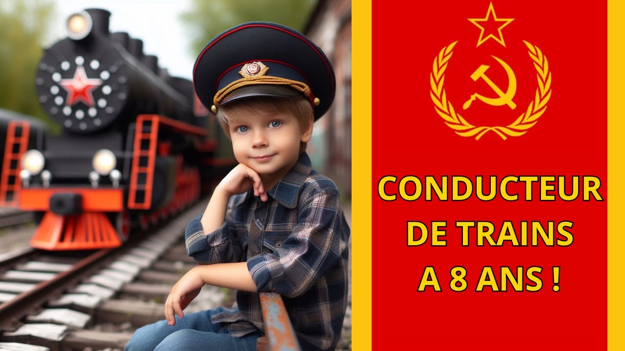 Trains conduits par des enfants !