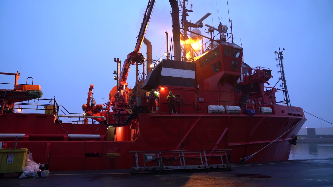 'Esvagt Gamma' and 'Esvagt Promotor' on final voyage to Forn&aelig;s Ship Recycling