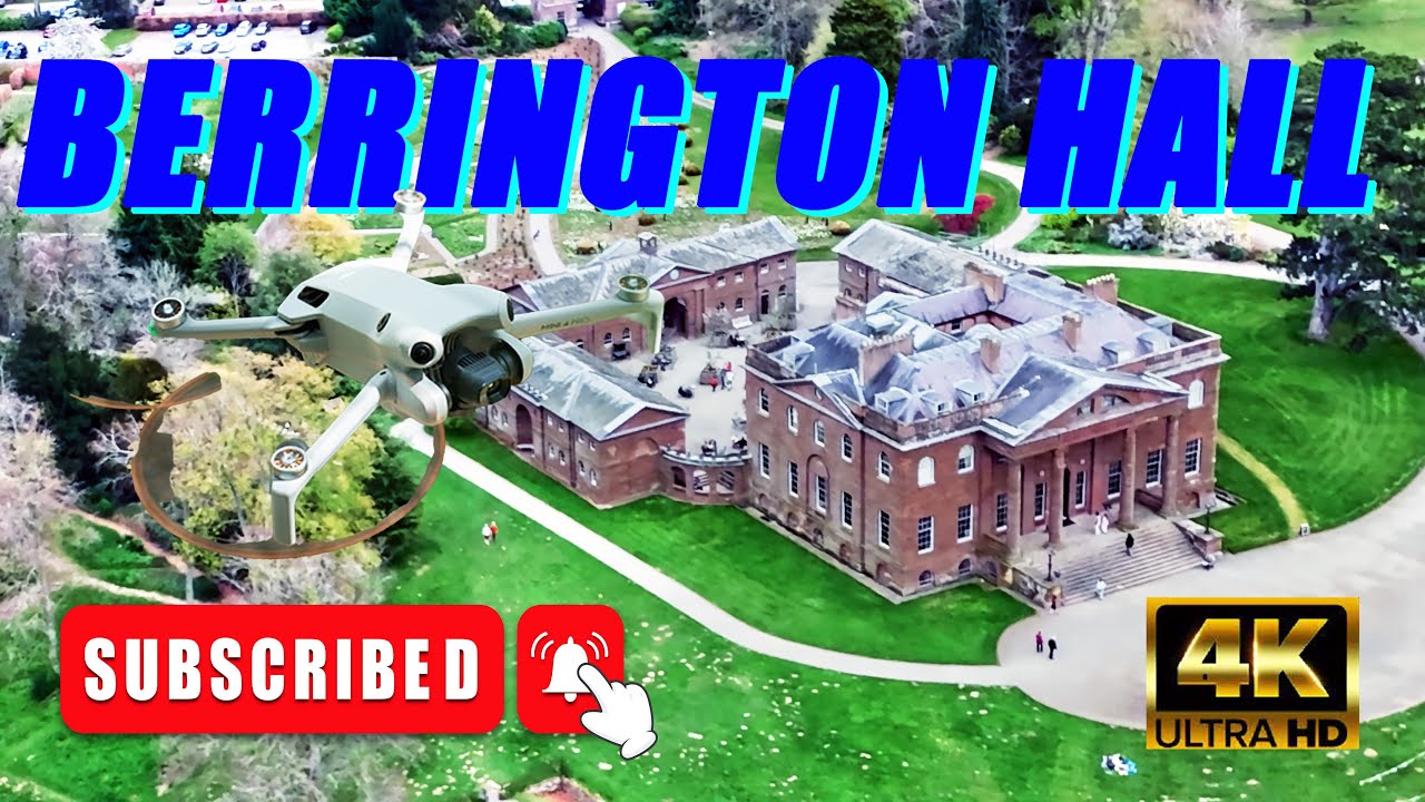 Discover the Majestic Berrington Hall: National Trust Gem from a Drone's eye view & ground footage.