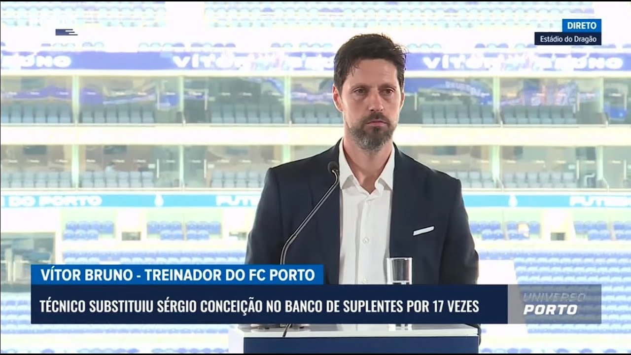 Todo o discurso da apresentação de Vítor Bruno como treinador principal do FC Porto