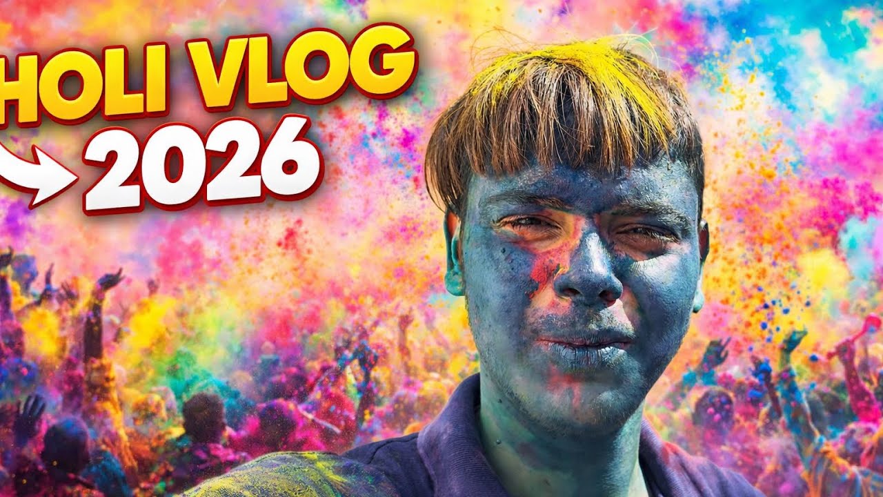 Holi😱Vlog 2026 !!village holi😘#blog #rohitchahar #holi #villagerlifestyle #ytvideos 