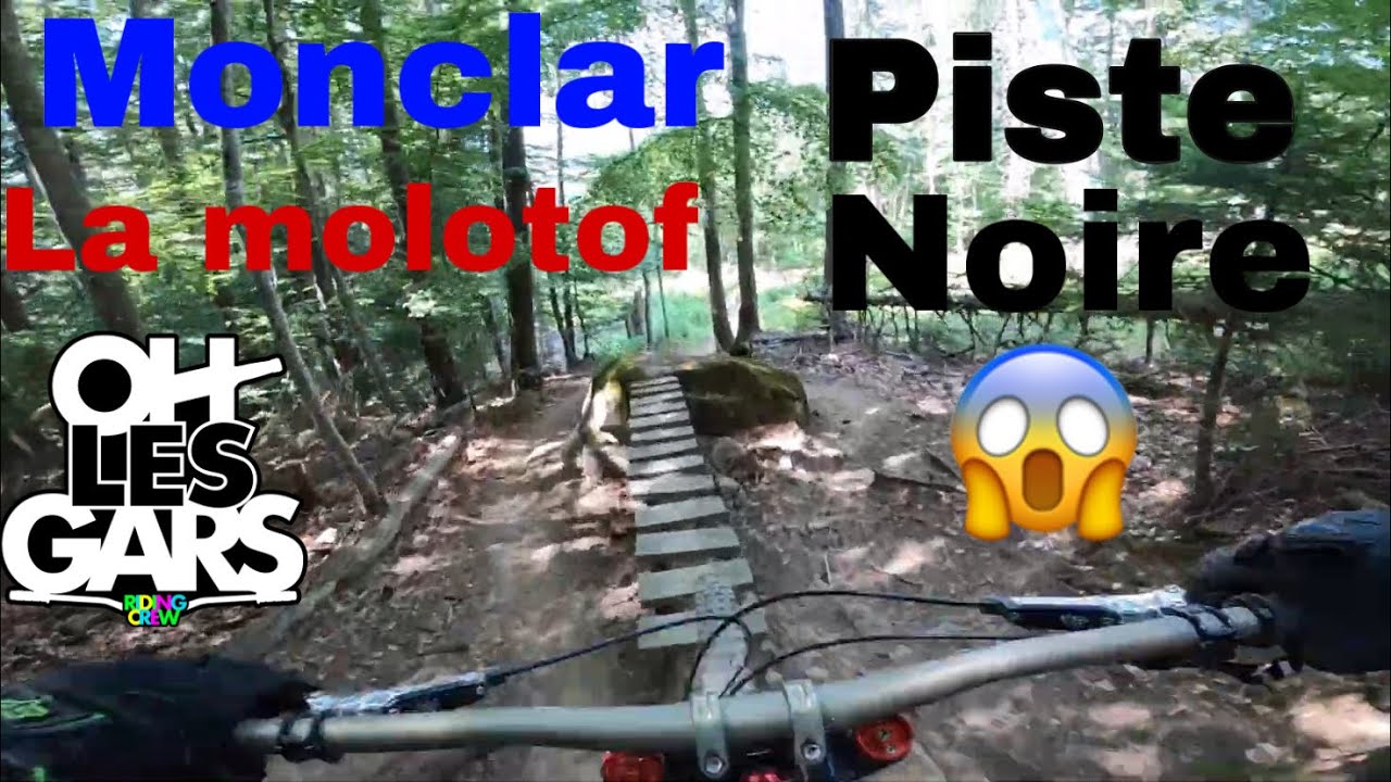 VTT DH PISTE NOIRE LA MOLOTOF BIKE PARK MONCLAR