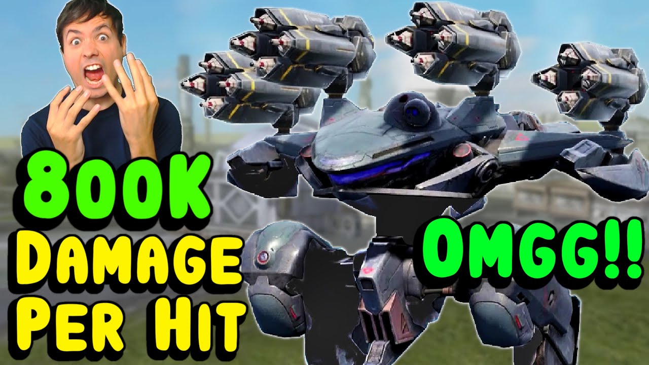 Ого! 800 тыс. урона за выстрел в THERMITE CRISIS Mk3 War Robots Gameplay WR