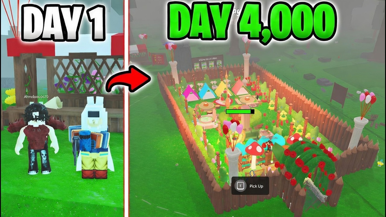 4000 Days to Build a Best Valentine's Base in 99 Nights in The Forest