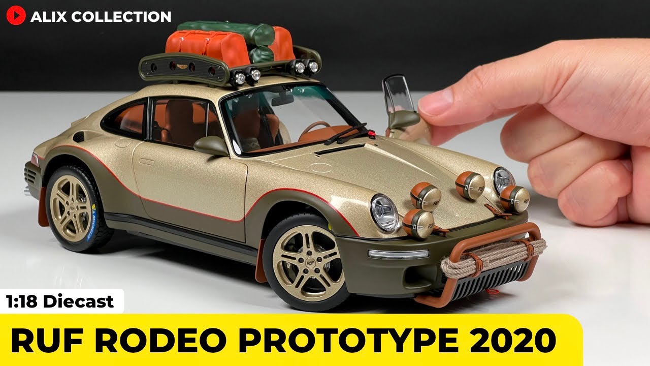 Unboxing of RUF Rodeo Prototype 1:18 Diecast Model Car by Almost Real (4K)