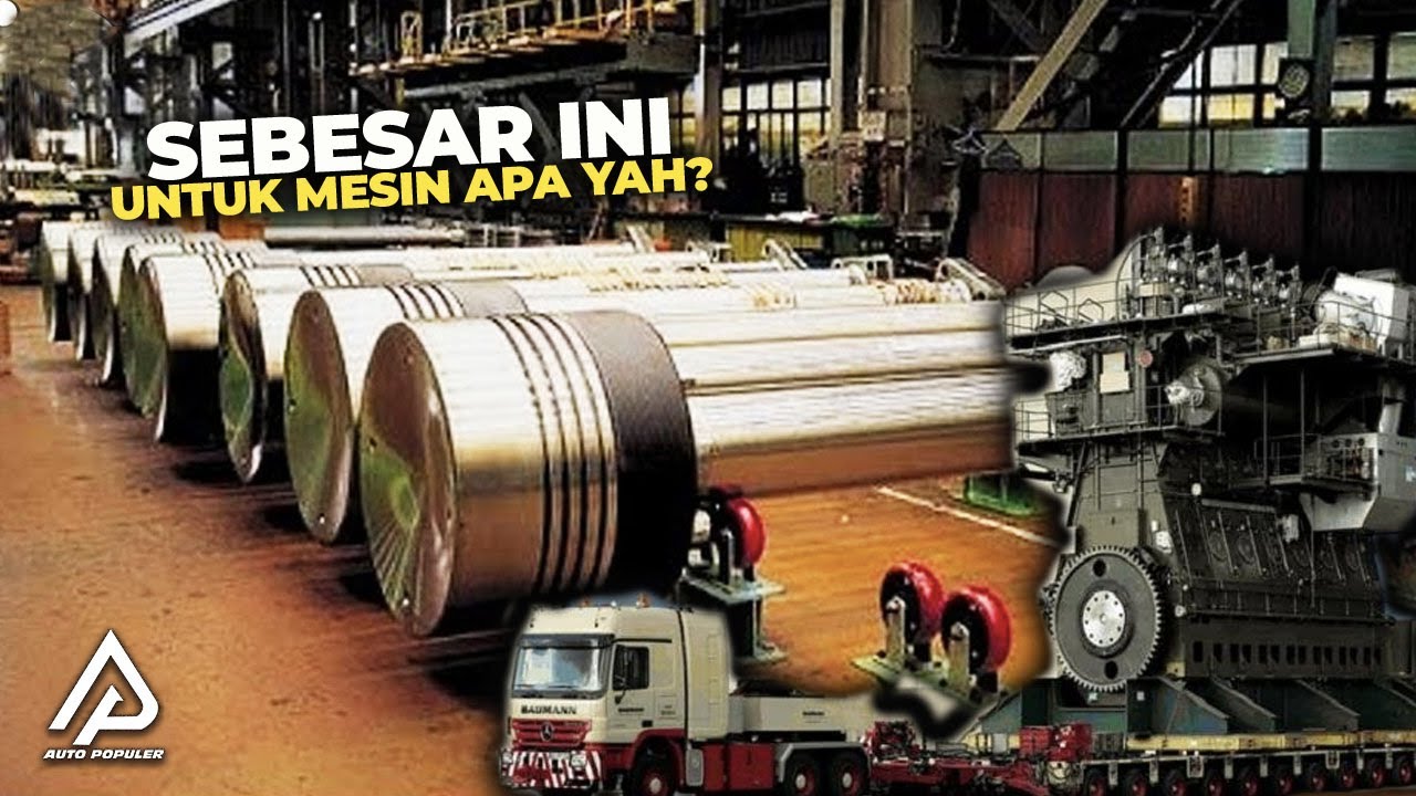 MESIN PALING BESAR YANG PERNAH DIBUAT! Begini Dibalik Proses Merakit Mesin Raksasa ini...