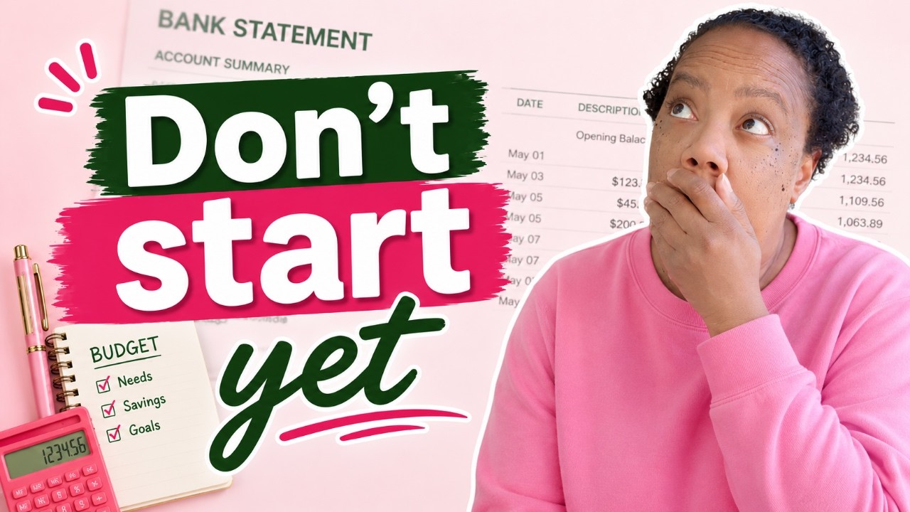Before You Start Budgeting, Do These 5 Things First (Most People Skip #3) | #budgeting #savingmoney