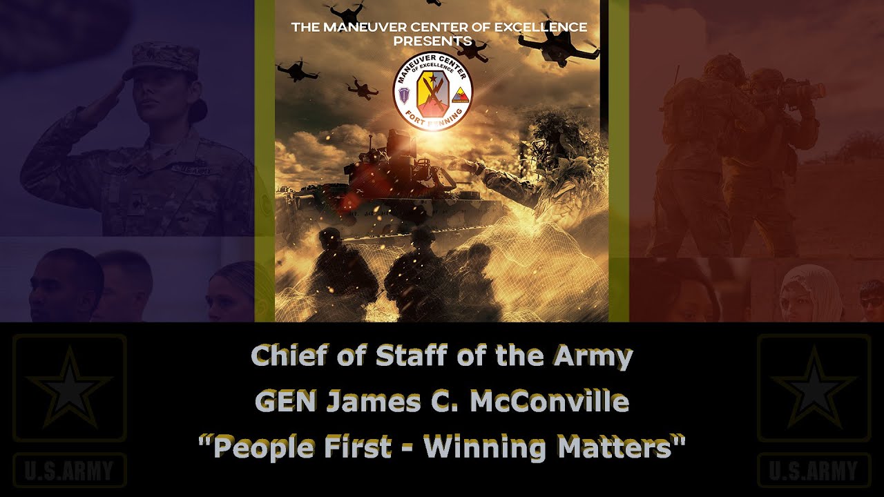 GEN James McConville:  People First - Winning Matters