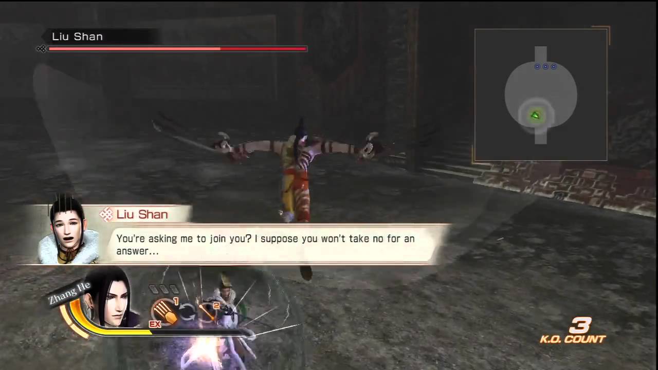 Zhang He Legendary Battle 3 Hard Wei Conquest Gameplay Video Dynasty Warriors 7 PS3