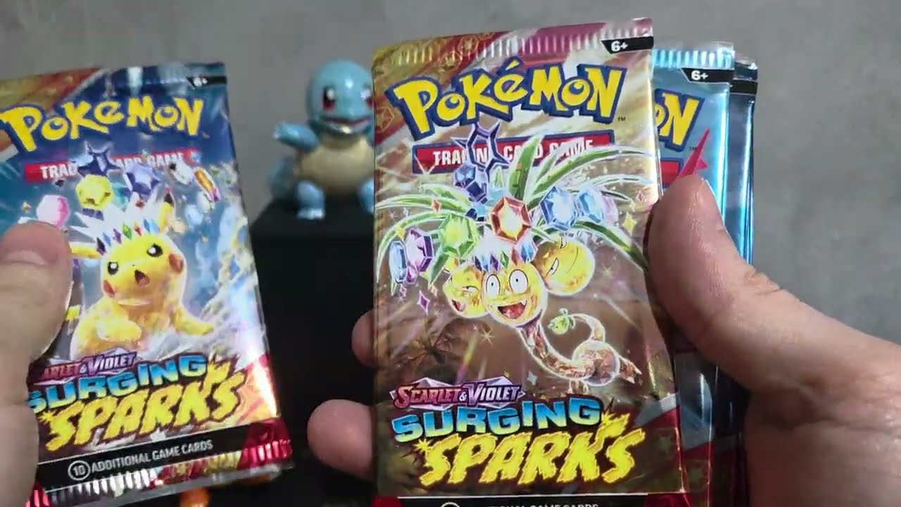 ⚡ AM TRAS PIKACHU EX? Deschidem 5 Boostere Pokémon Surging Sparks!