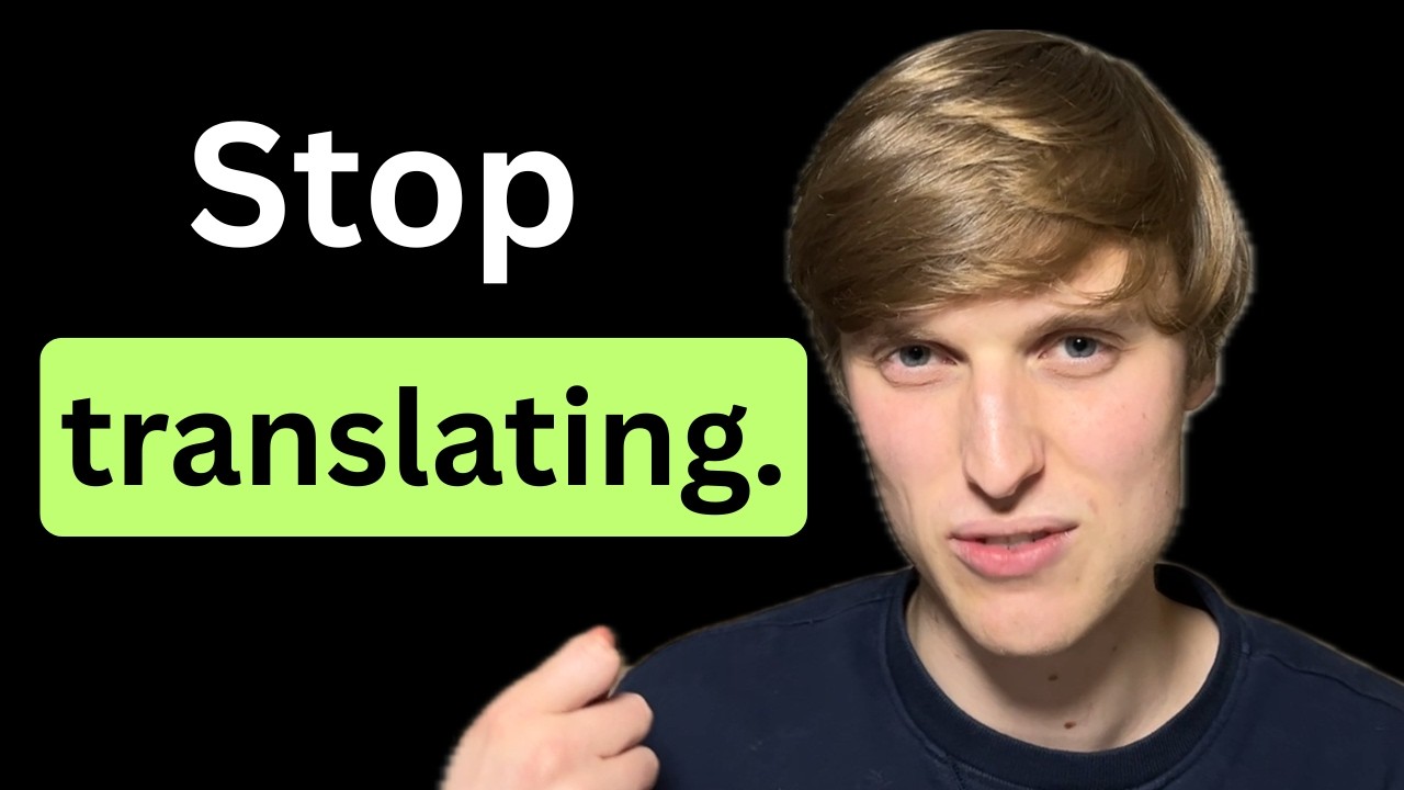 How To Think Directly In Mandarin and Speak Naturally