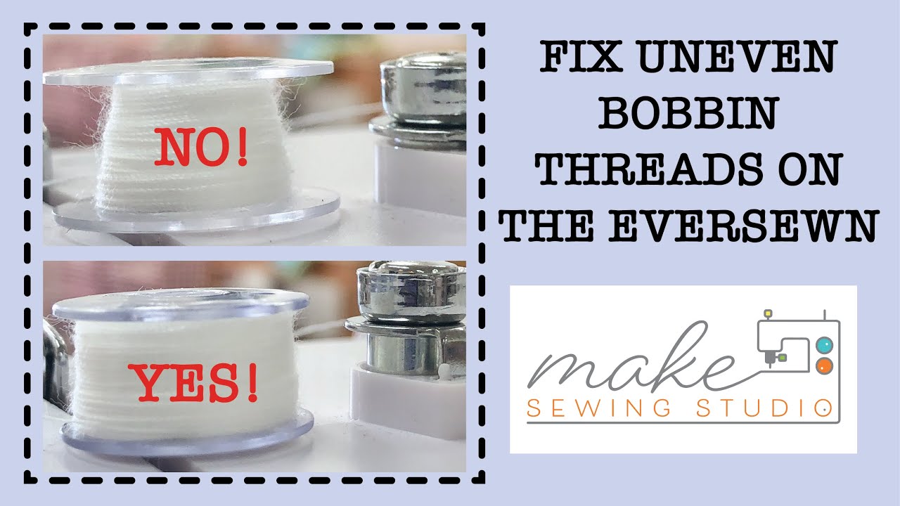 Why is my bobbin winding unevenly? Learn how to adjust your machine in this one minute video!
