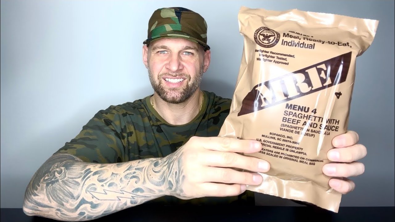 🇺🇸⚔️ U.S. MRE MENU 4 •MUKBANG!! 😋