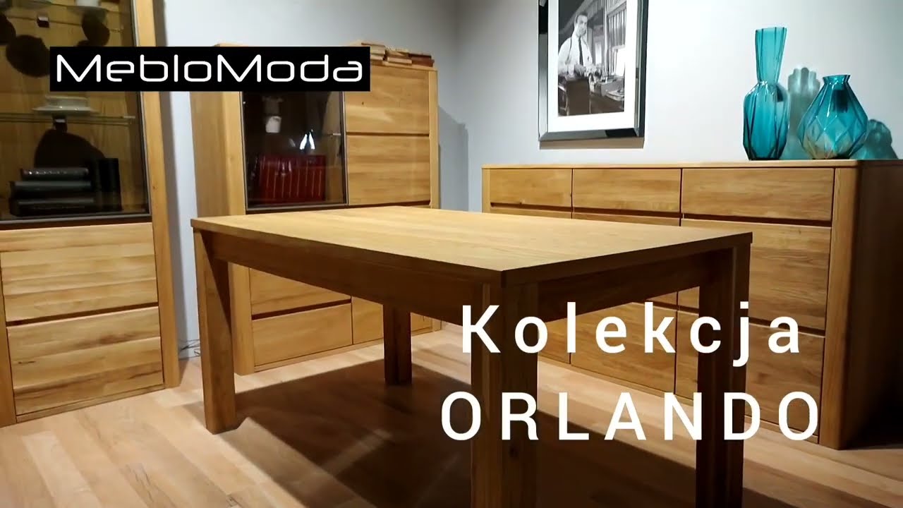 Dekort Orlando, Meble dębowe olejowane do salonu i jadalni MebloModa