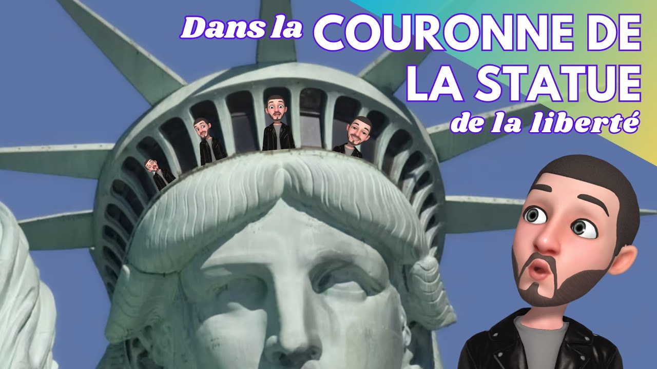 Dans la tête de la STATUE de la liberté !