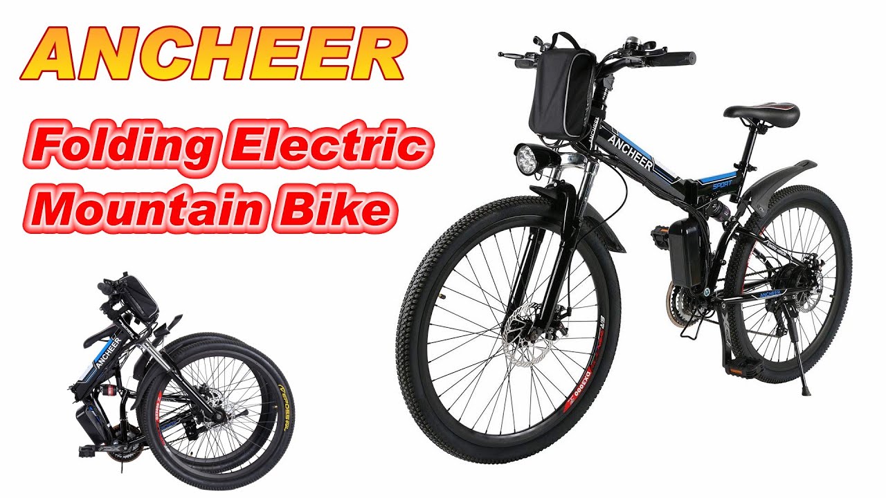 Ancheer Electric Mountain Bike 26 inches