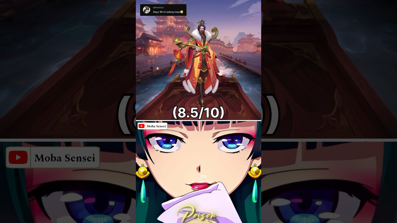 Rating Luo Yi Skins 🎭 #mobilelegends #mlbb