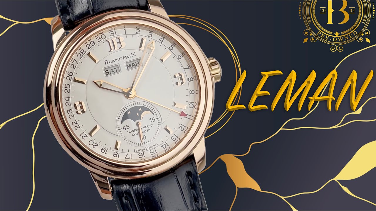 Blancpain Leman Complete Calendar Moonphase 3563A-3642A-53B
