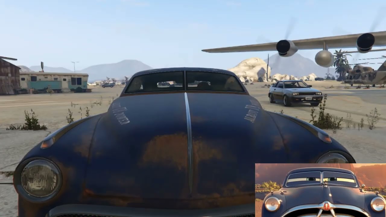 GTA V Doc Hudson Hornet Scene