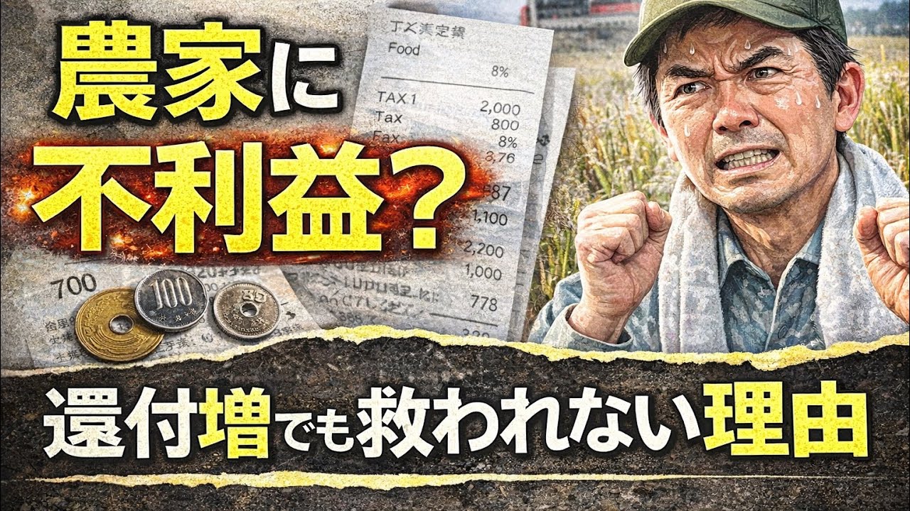 食品消費税ゼロで農家は救われるのか？実は不利になる構造