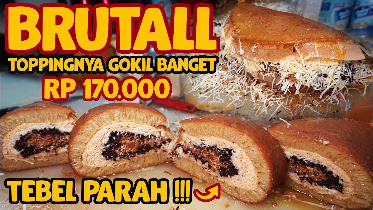 BRUTALL PARAH !!! ISINYA BIKIN KLENGER  !! MARTABAK TERENAK TEBELNYA BUKAN MAEN !!! SINAR BULAN